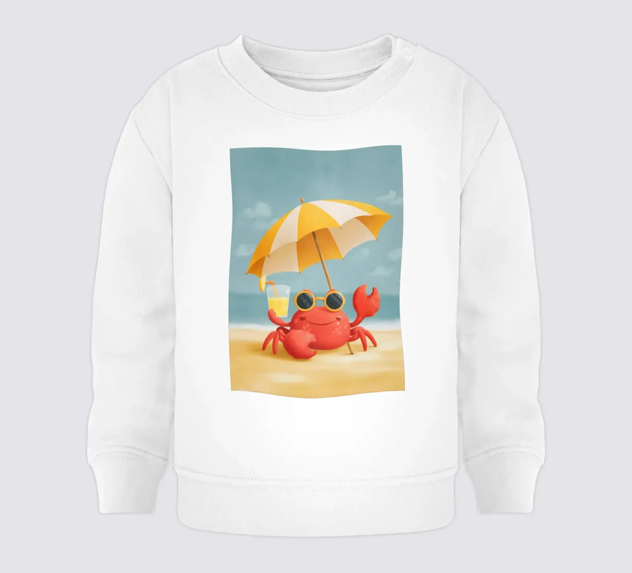 Cool Crab felpa neonato da Kiara