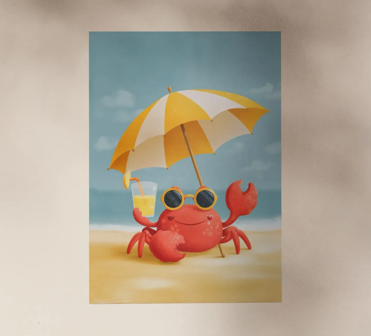Cool Crab pellicola backlit da Kiara