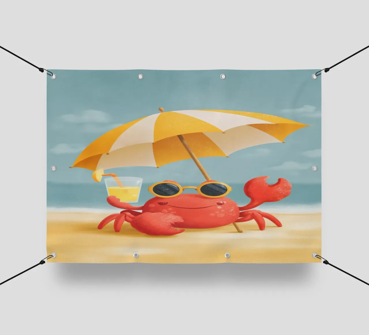 Cool Crab telo in pvc da Kiara