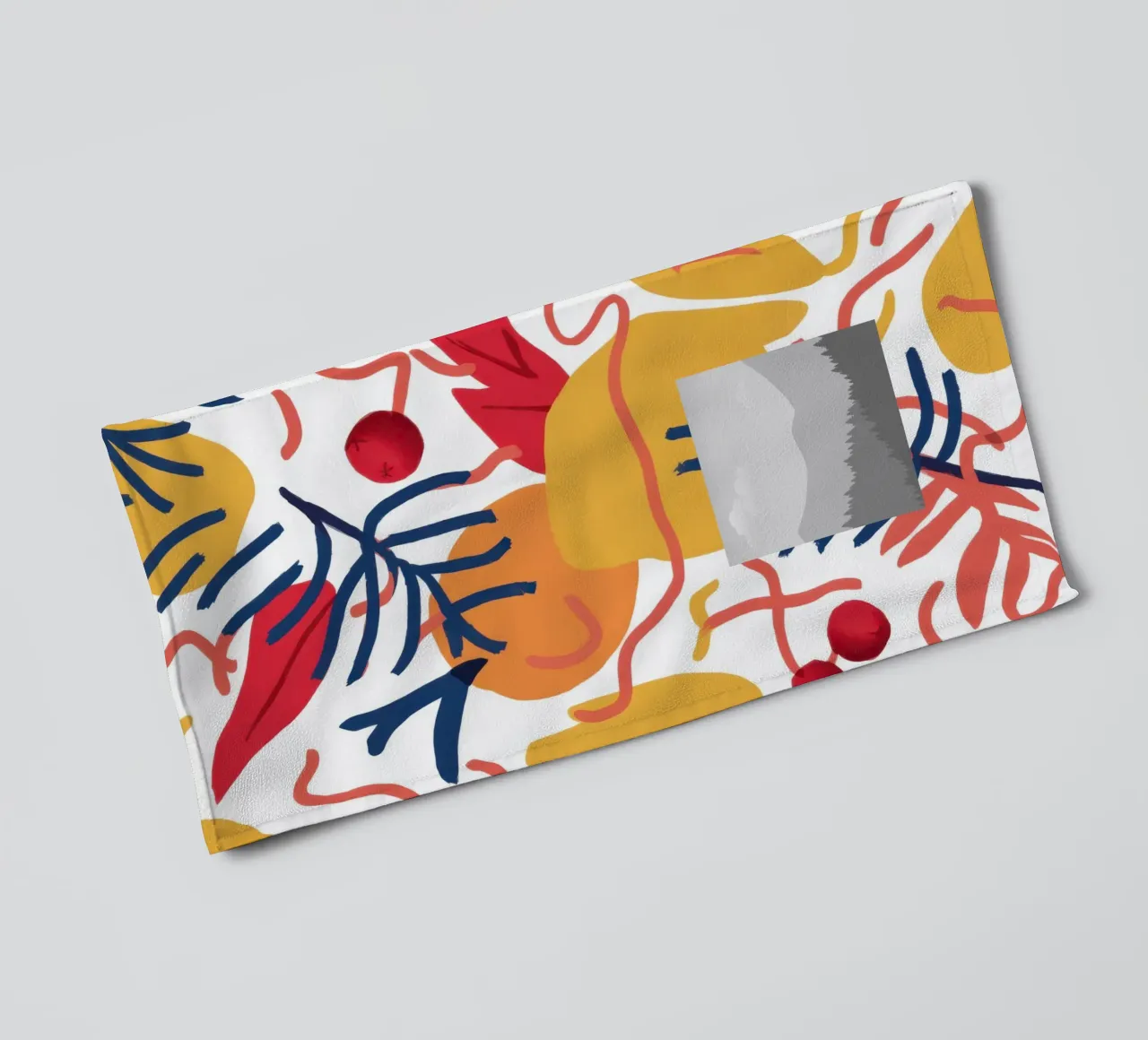 Abstract Botanical Form towel by Luna Aura