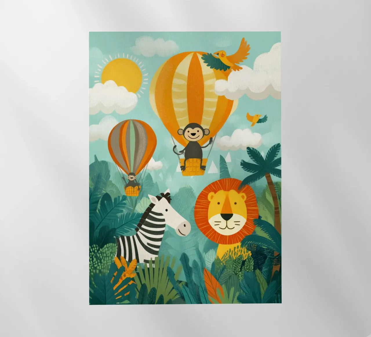 Jungle Balloon Ride pellicola backlit da Kiara