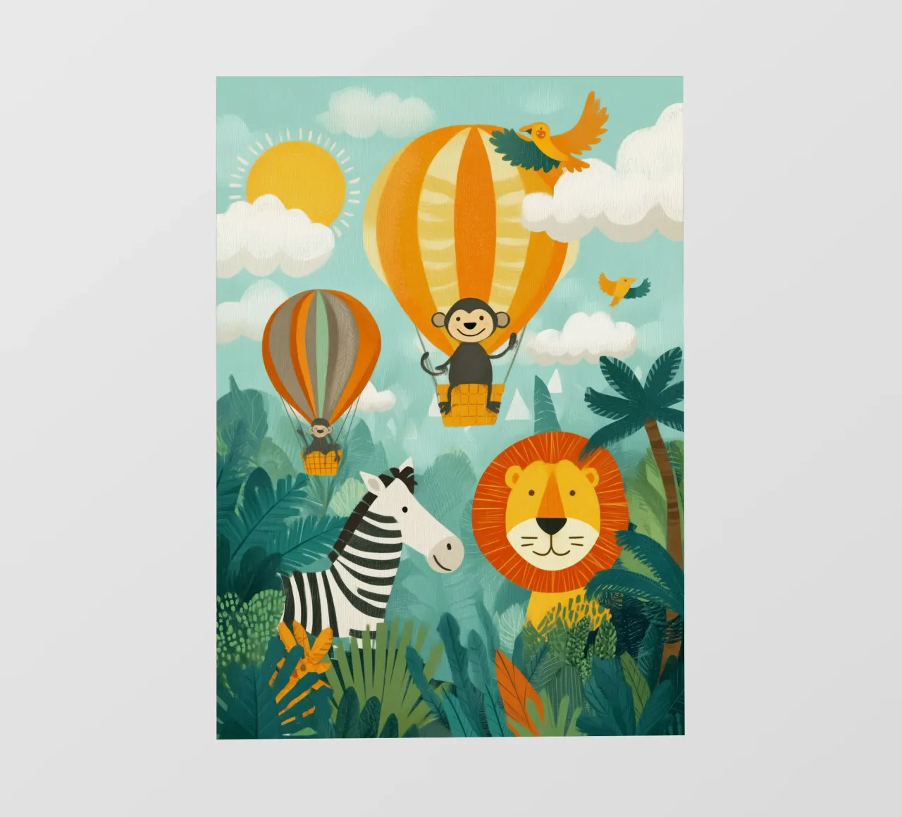 Jungle Balloon Ride pellicola backlit da Kiara