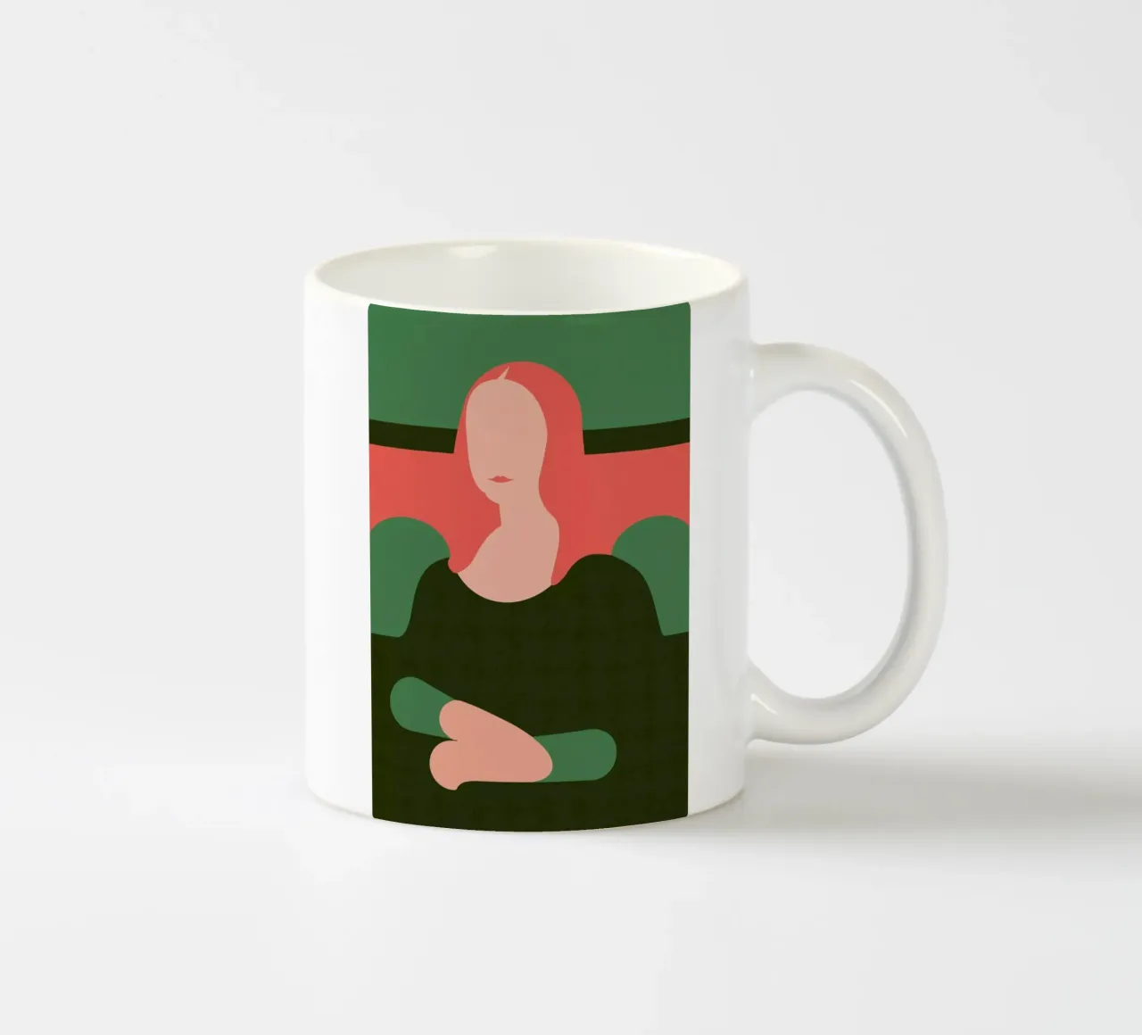 Monnalisa vs. Firenze tazza in ceramica da Francesco Zorzi