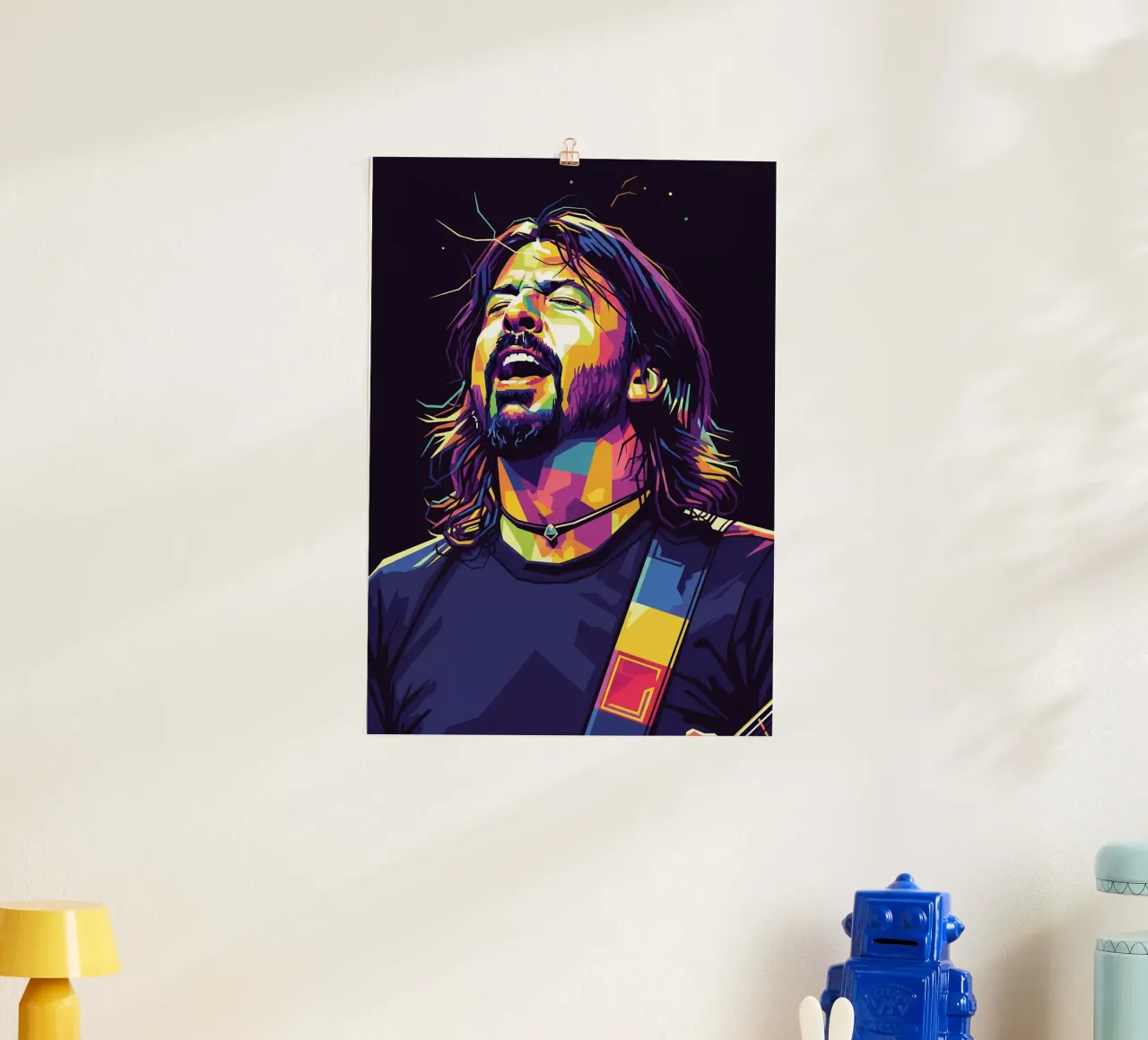 Dave Grohl Kunst #3 Poster von Hantamrata