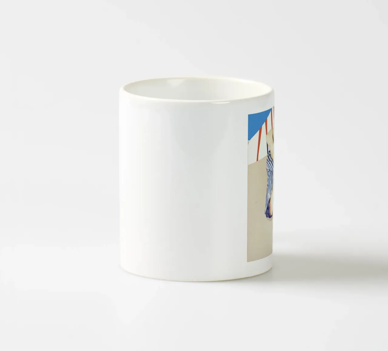 Giornata tranquilla in spiaggia tazza in ceramica da LeaDArt