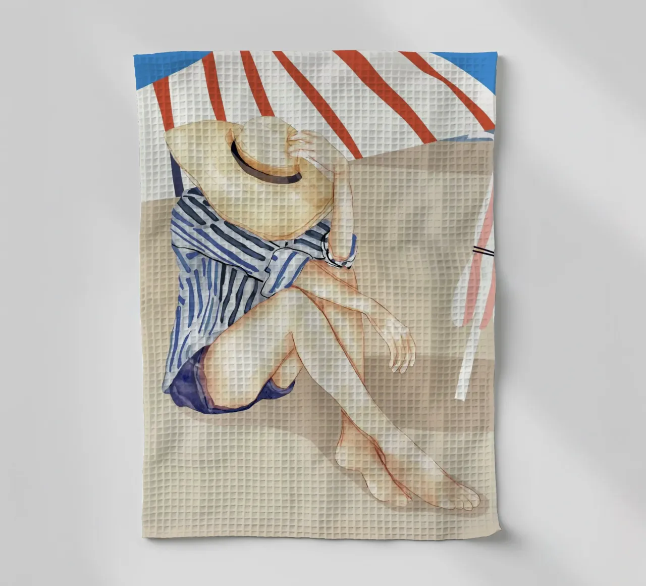Giornata tranquilla in spiaggia canovaccio da cucina da LeaDArt