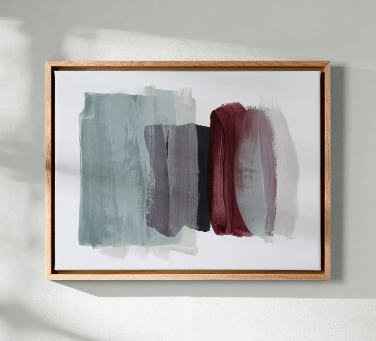 minimalism 1-1 tela con Cornice a cassetta da IRIS LEHNHARDT FINE ART