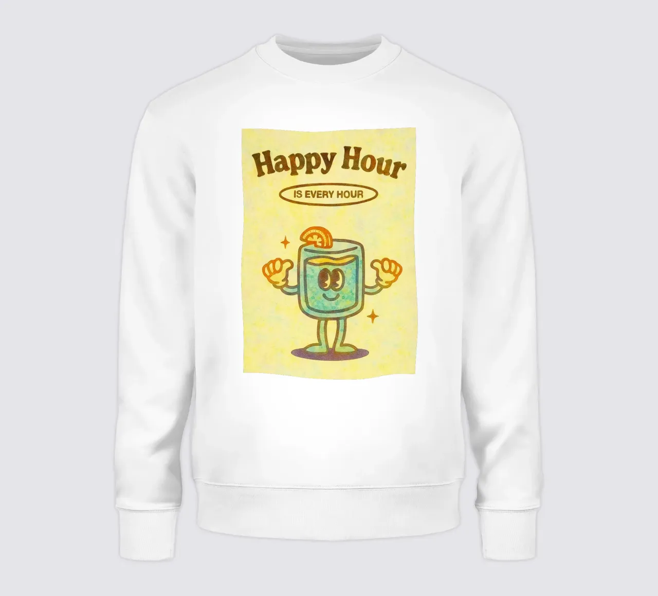l'happy hour è ogni ora di pittura felpa da bonangroads