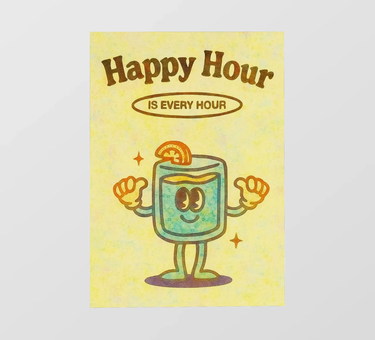 l'happy hour è ogni ora di pittura pellicola backlit da bonangroads