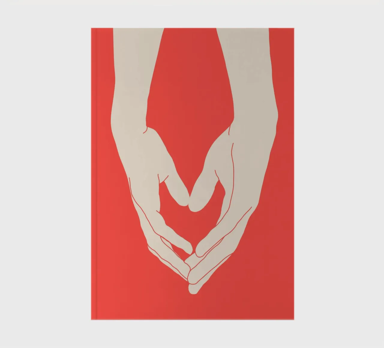 Heart in Hands 2 notebook by LeaDArt