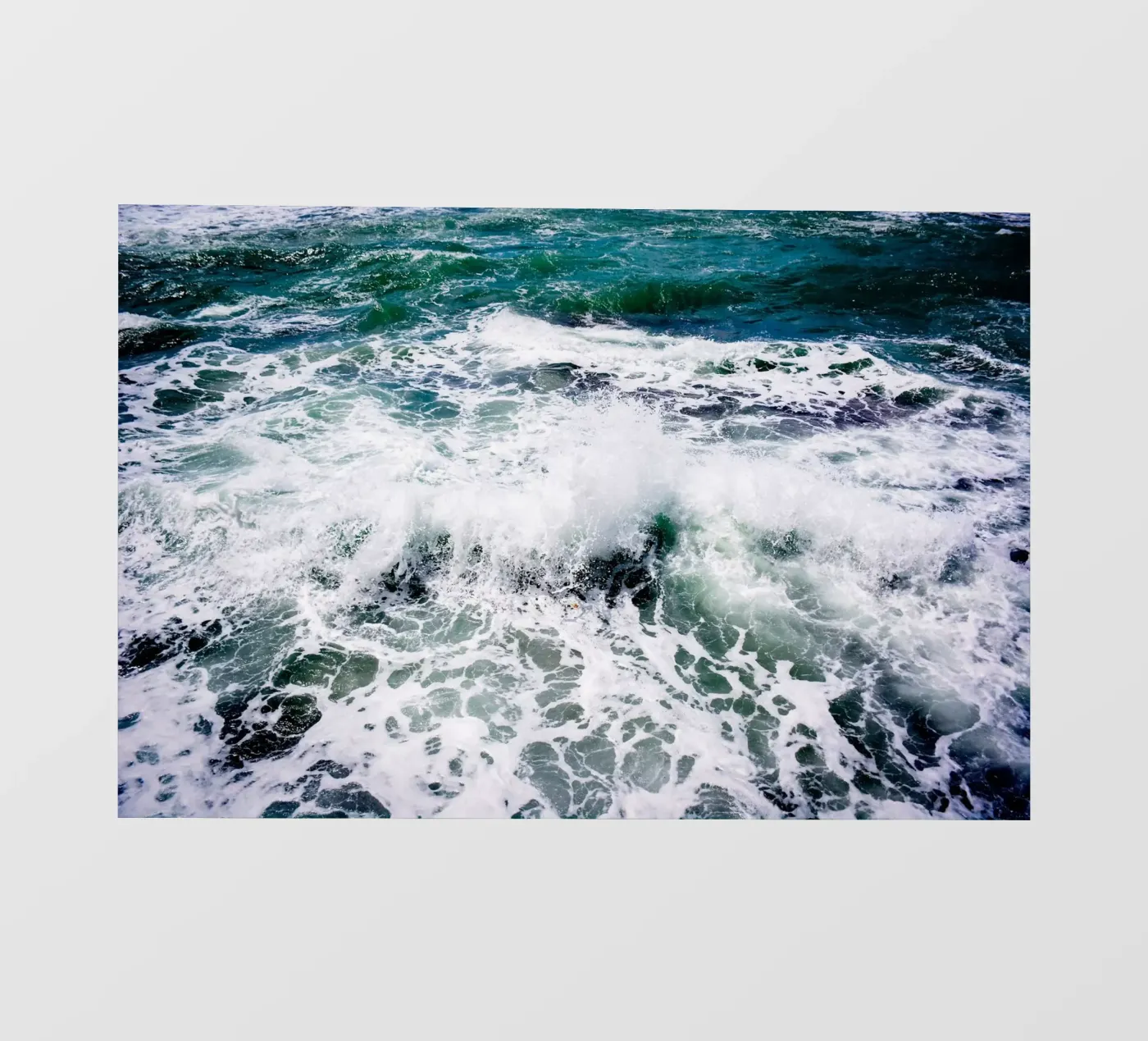 Wit spatje fotobehang van Tal Paz-Fridman