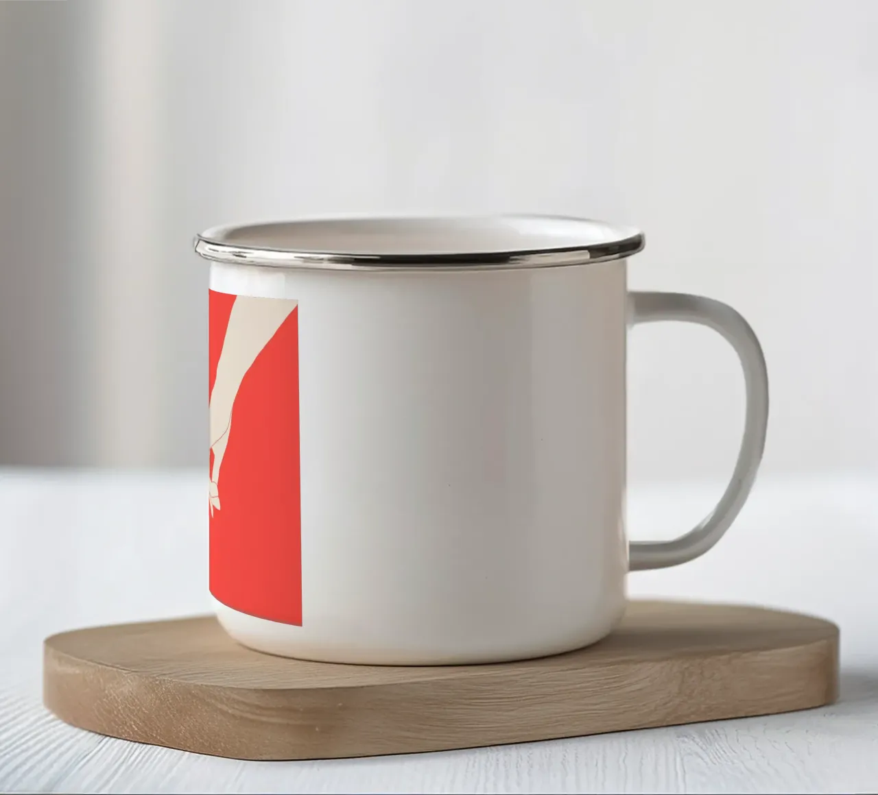Connessione 2 tazza in smalto da LeaDArt