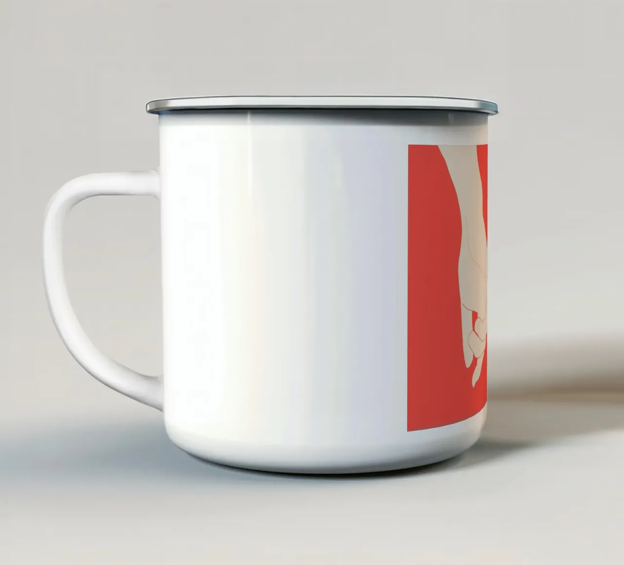 Connessione 2 tazza in smalto da LeaDArt
