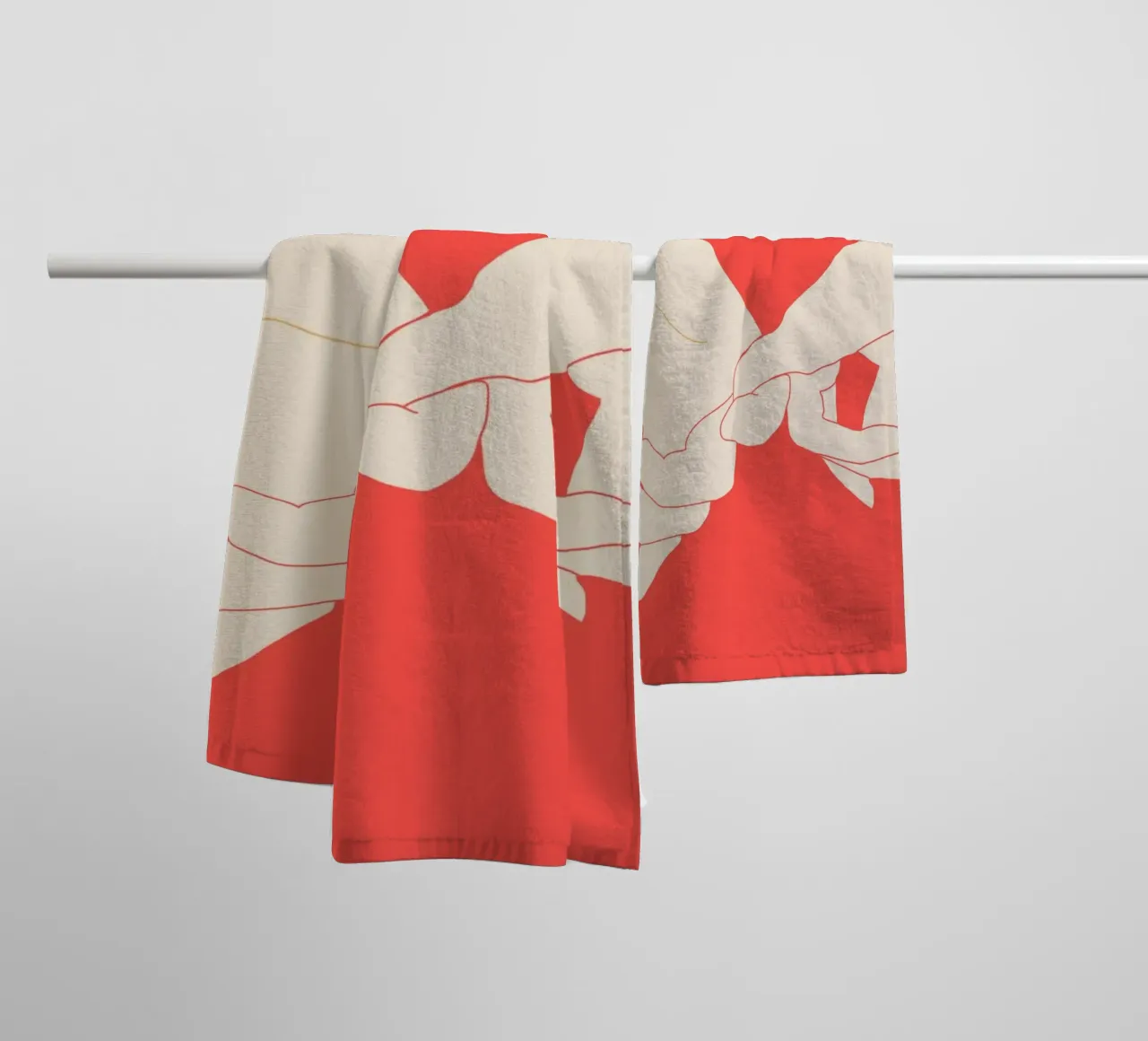 Connection 2 towel by LeaDArt