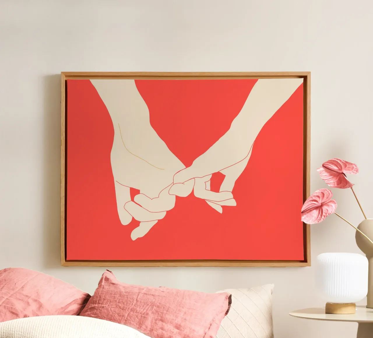 Connection 2 canvas with Floater frame by LeaDArt