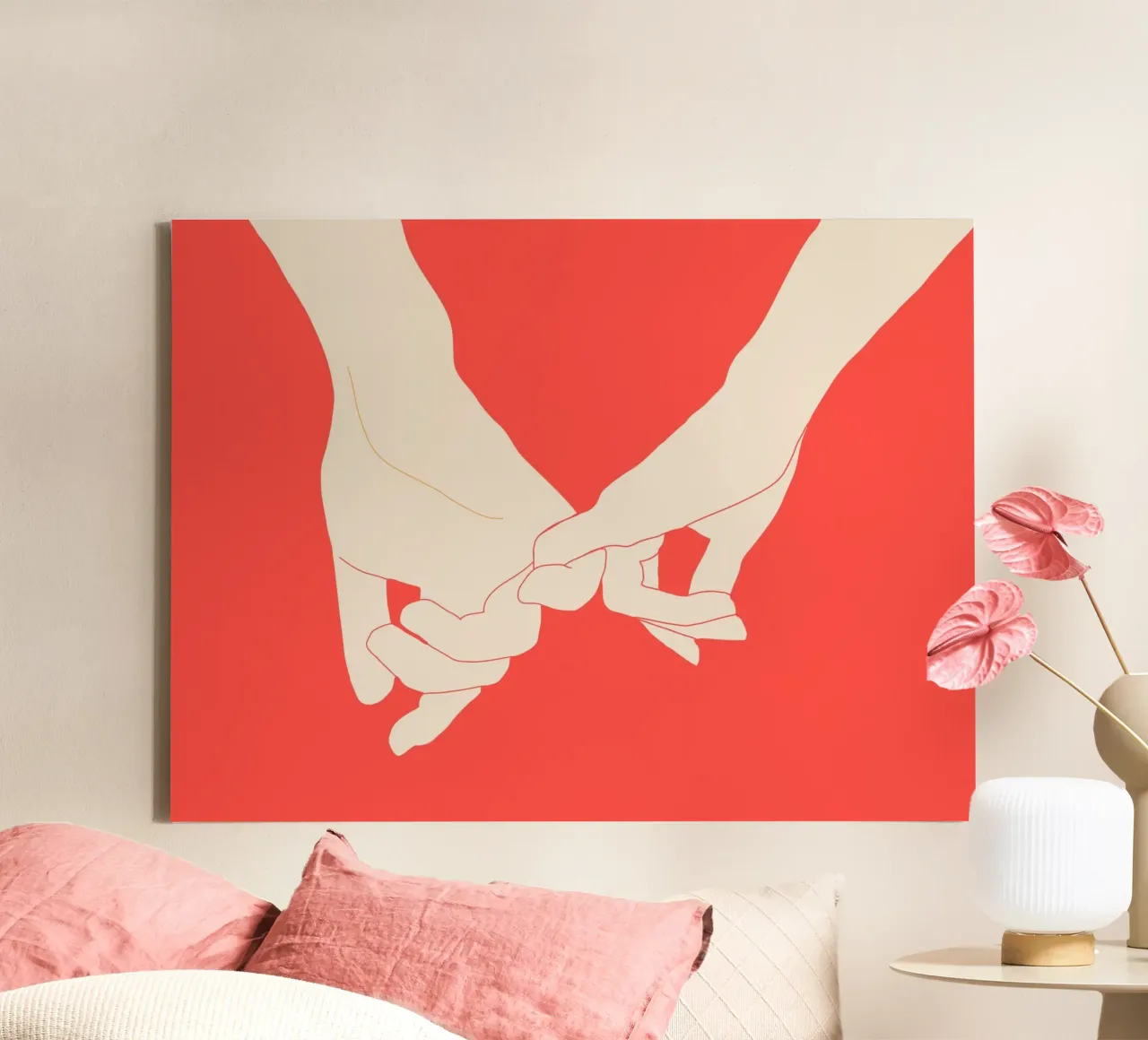 Connection 2 canvas with Floater frame by LeaDArt