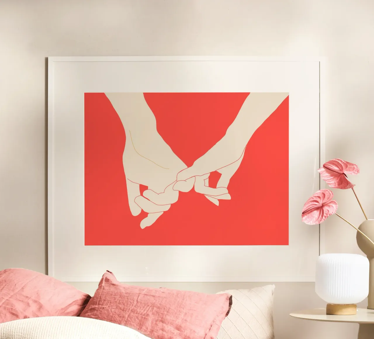 Aansluiting 2 poster van LeaDArt