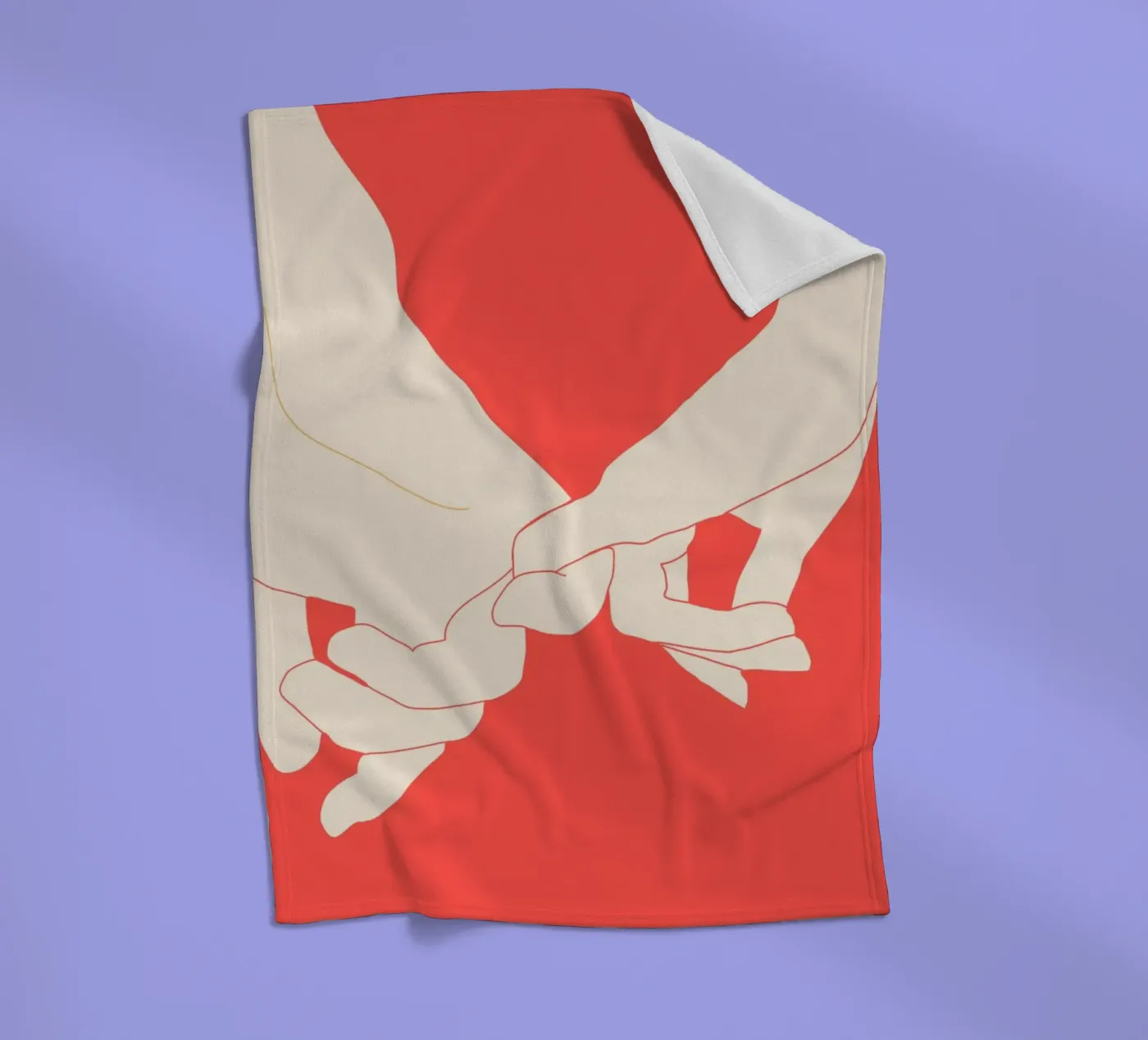 Aansluiting 2 fleecedeken van LeaDArt