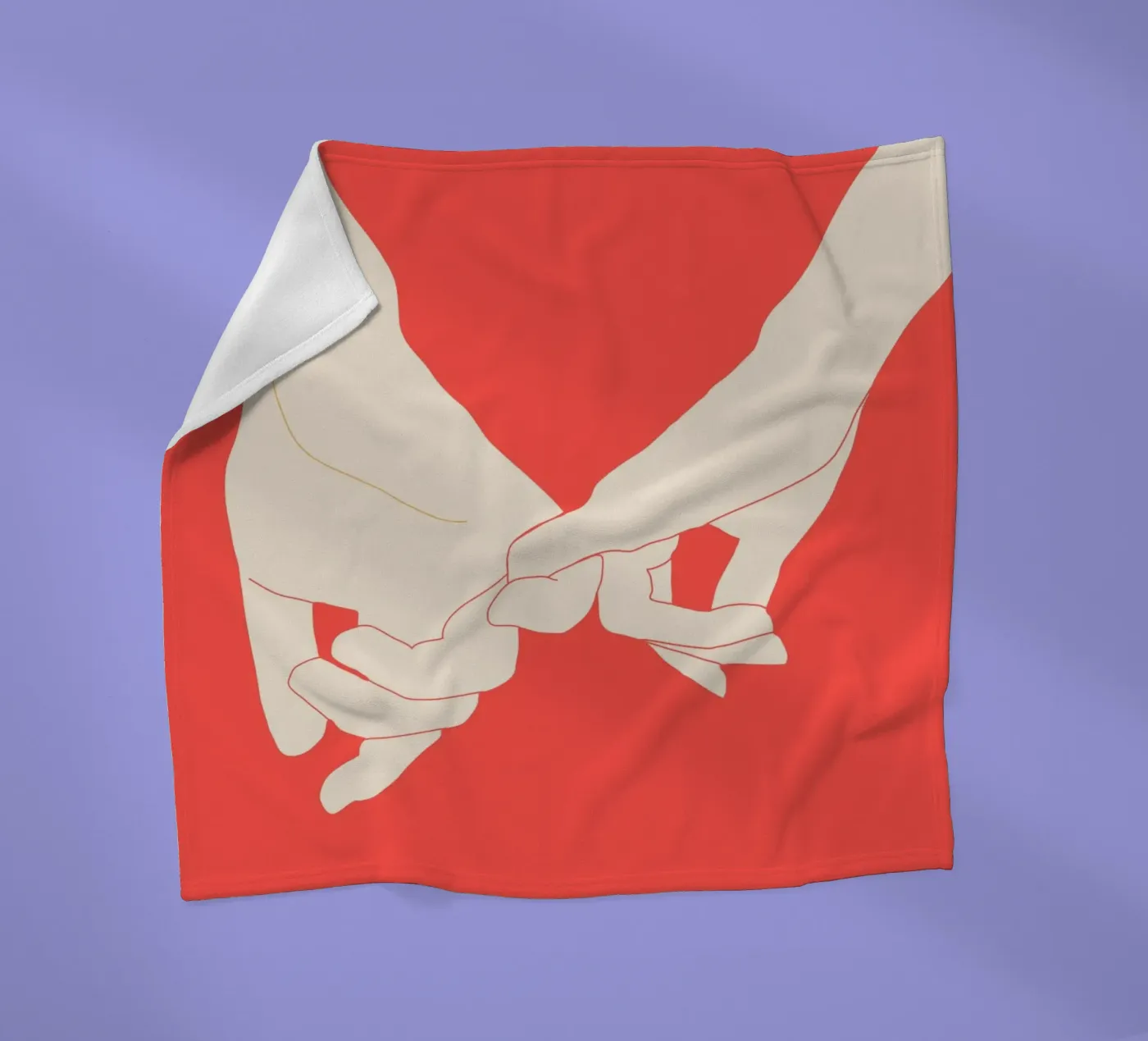 Aansluiting 2 fleecedeken van LeaDArt