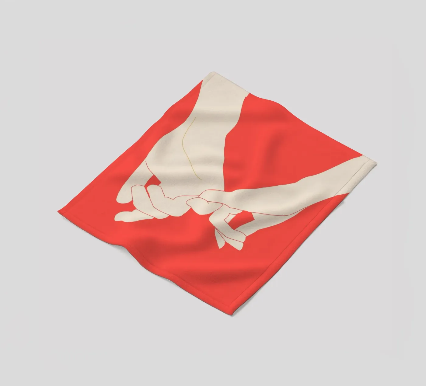 Aansluiting 2 fleecedeken van LeaDArt