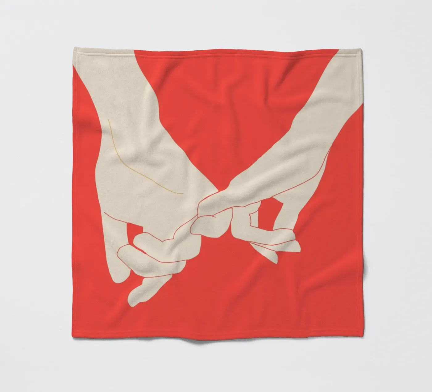 Aansluiting 2 fleecedeken van LeaDArt