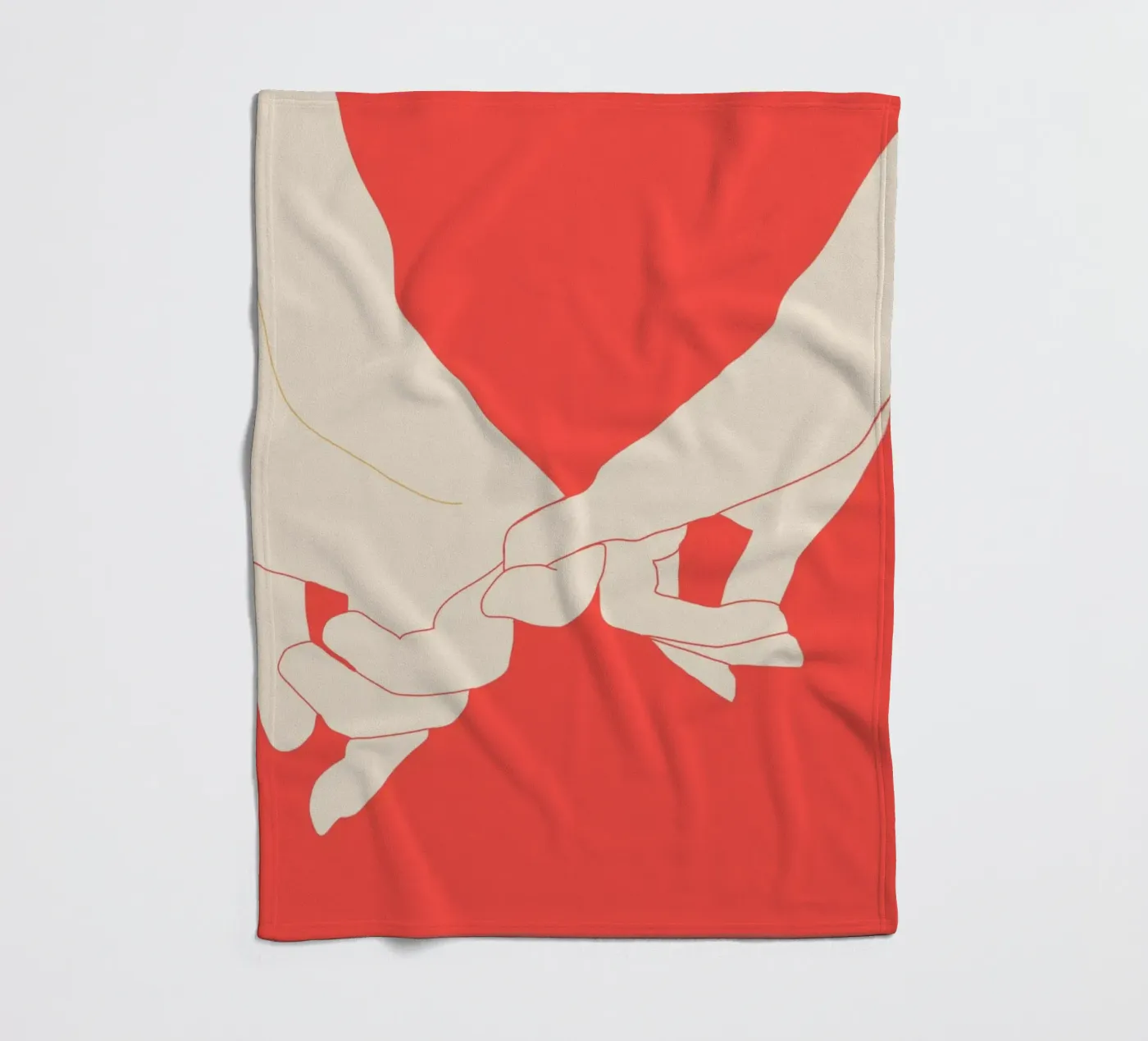 Aansluiting 2 fleecedeken van LeaDArt