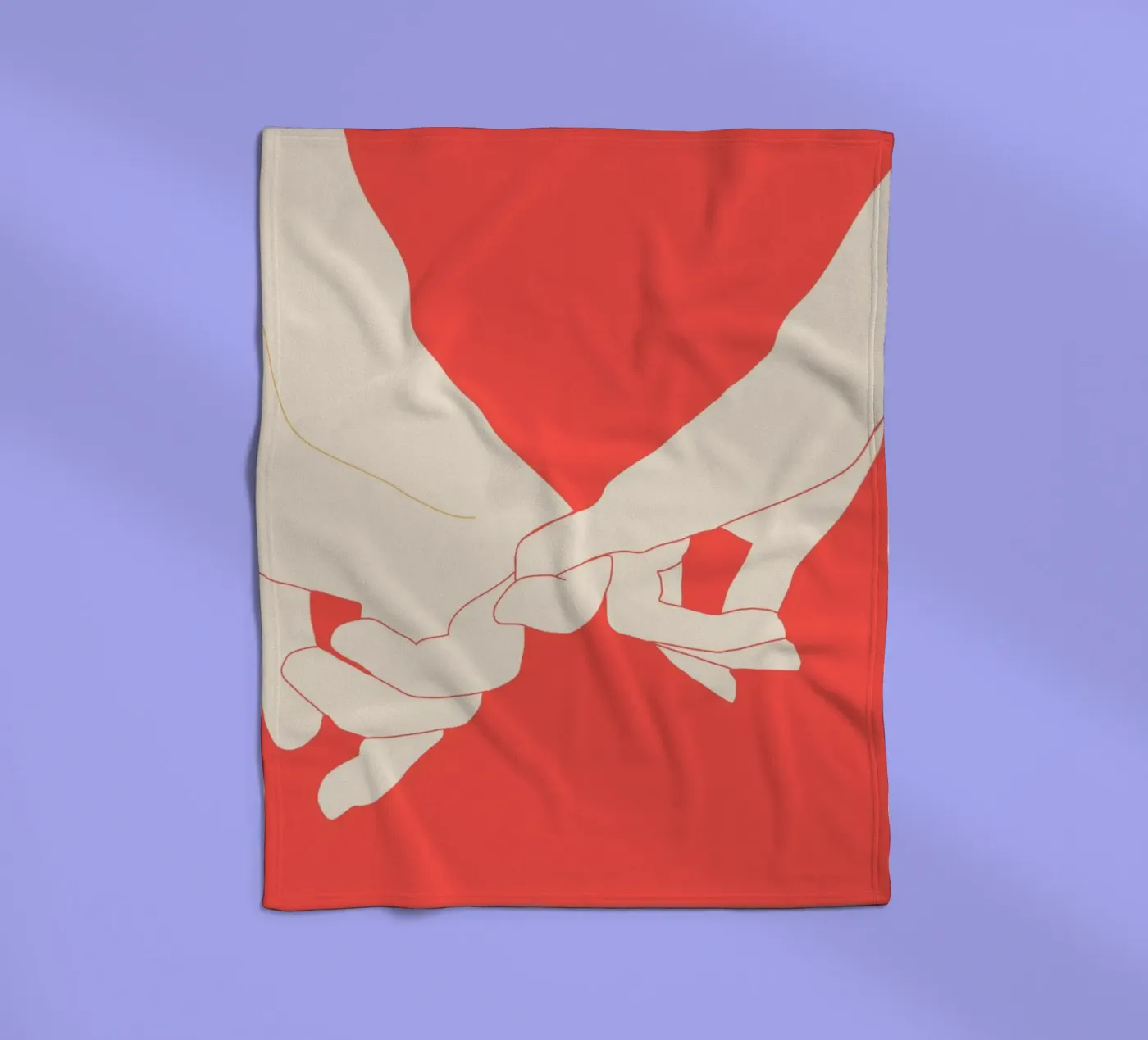 Aansluiting 2 fleecedeken van LeaDArt