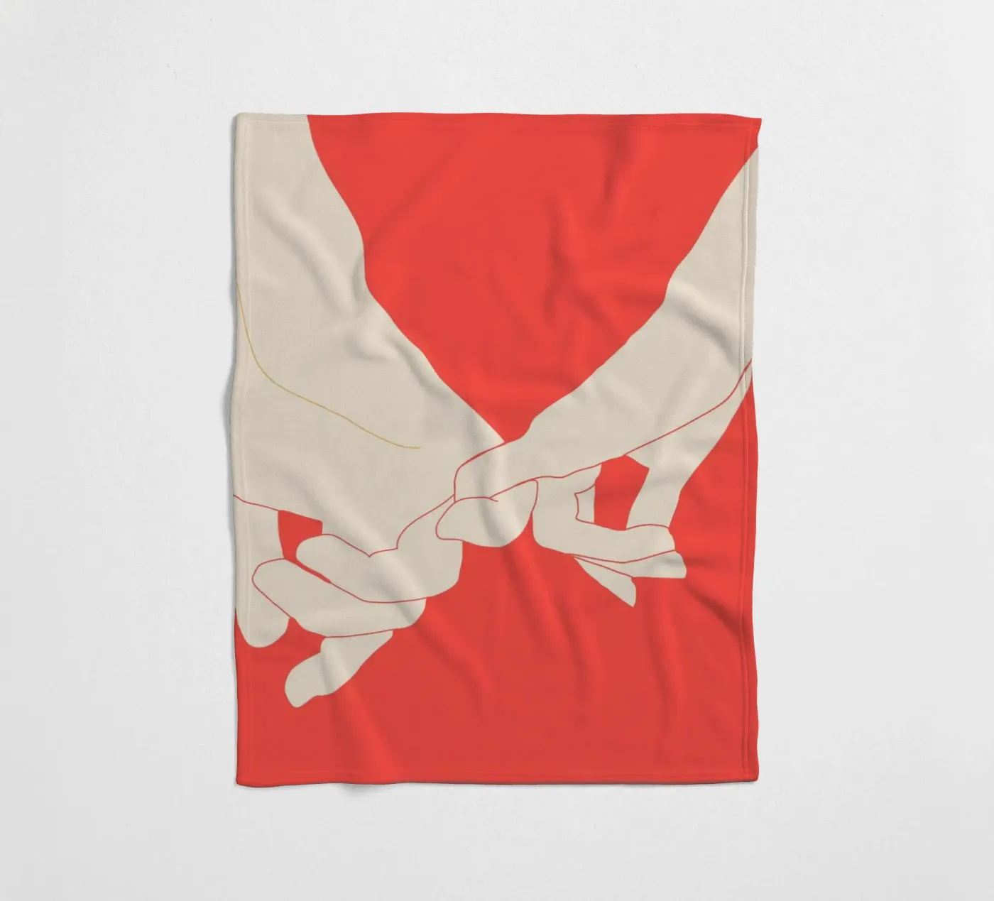 Aansluiting 2 fleecedeken van LeaDArt