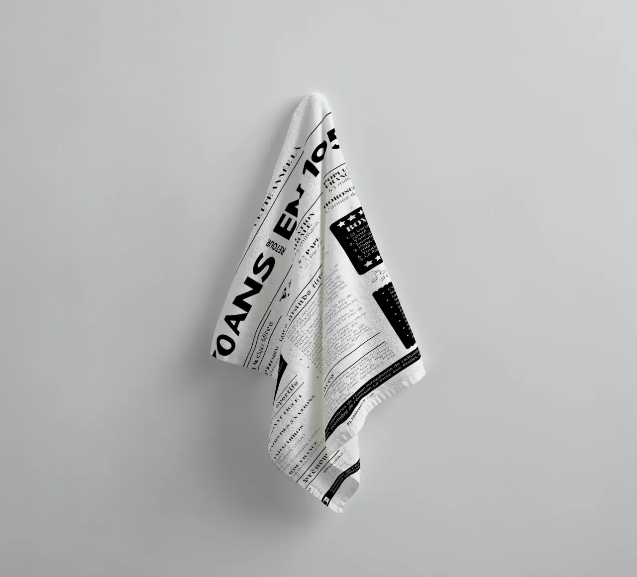 Diary of the year 70 years back to 1954 towel by fltmfrance