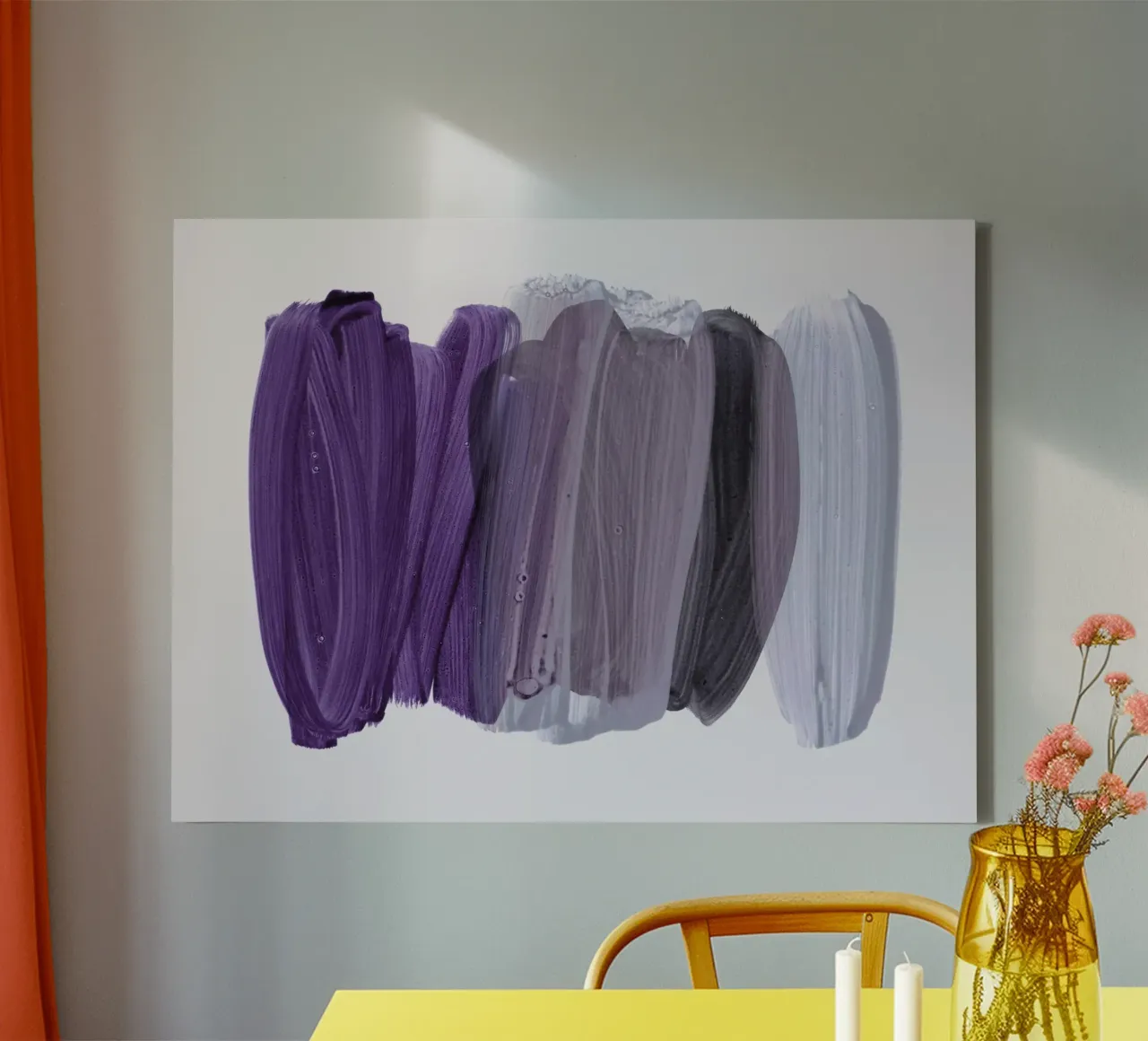 minimalism 8 tela con Cornice a cassetta da IRIS LEHNHARDT FINE ART