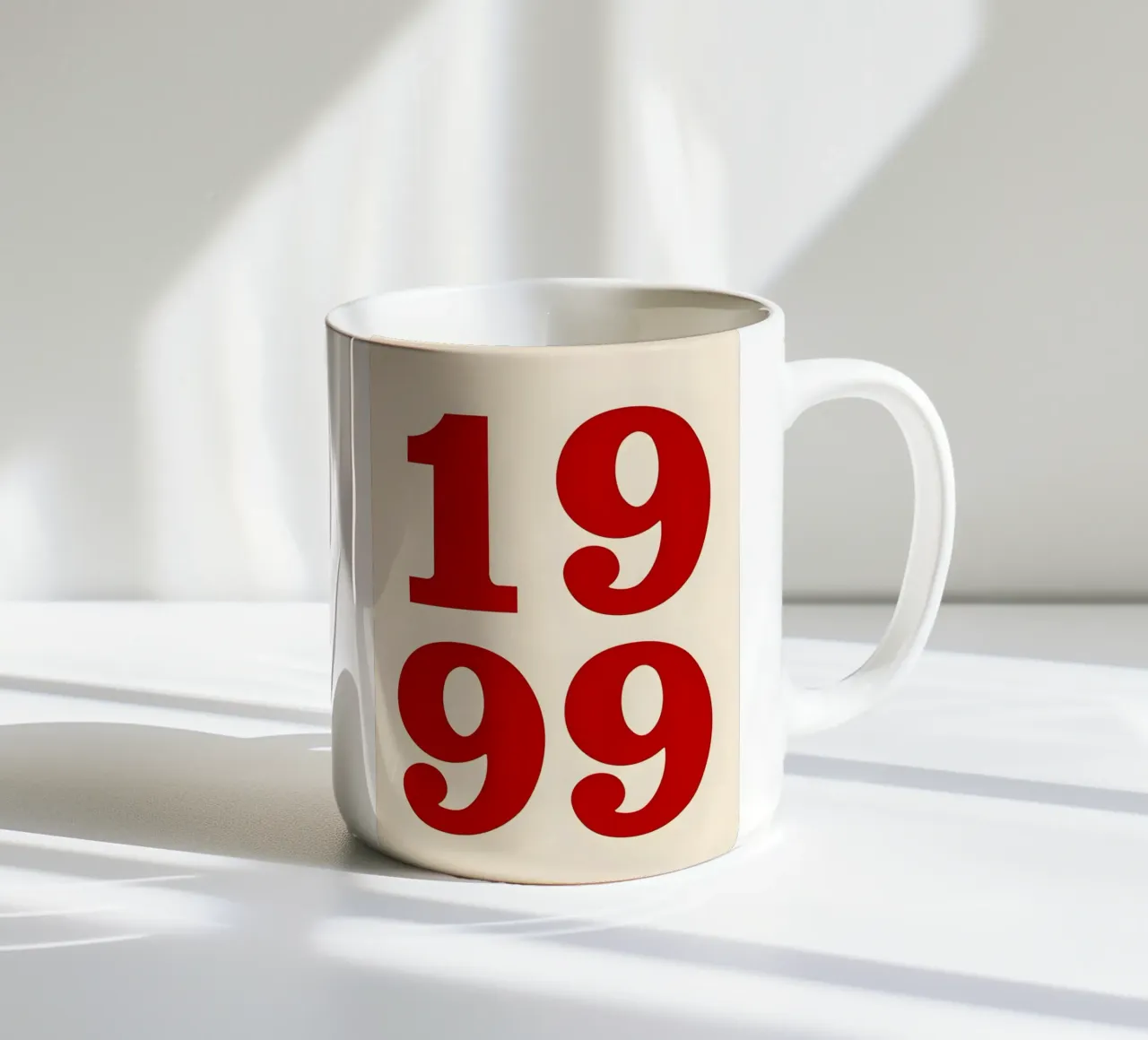1999 tazza in ceramica da Type & Tape