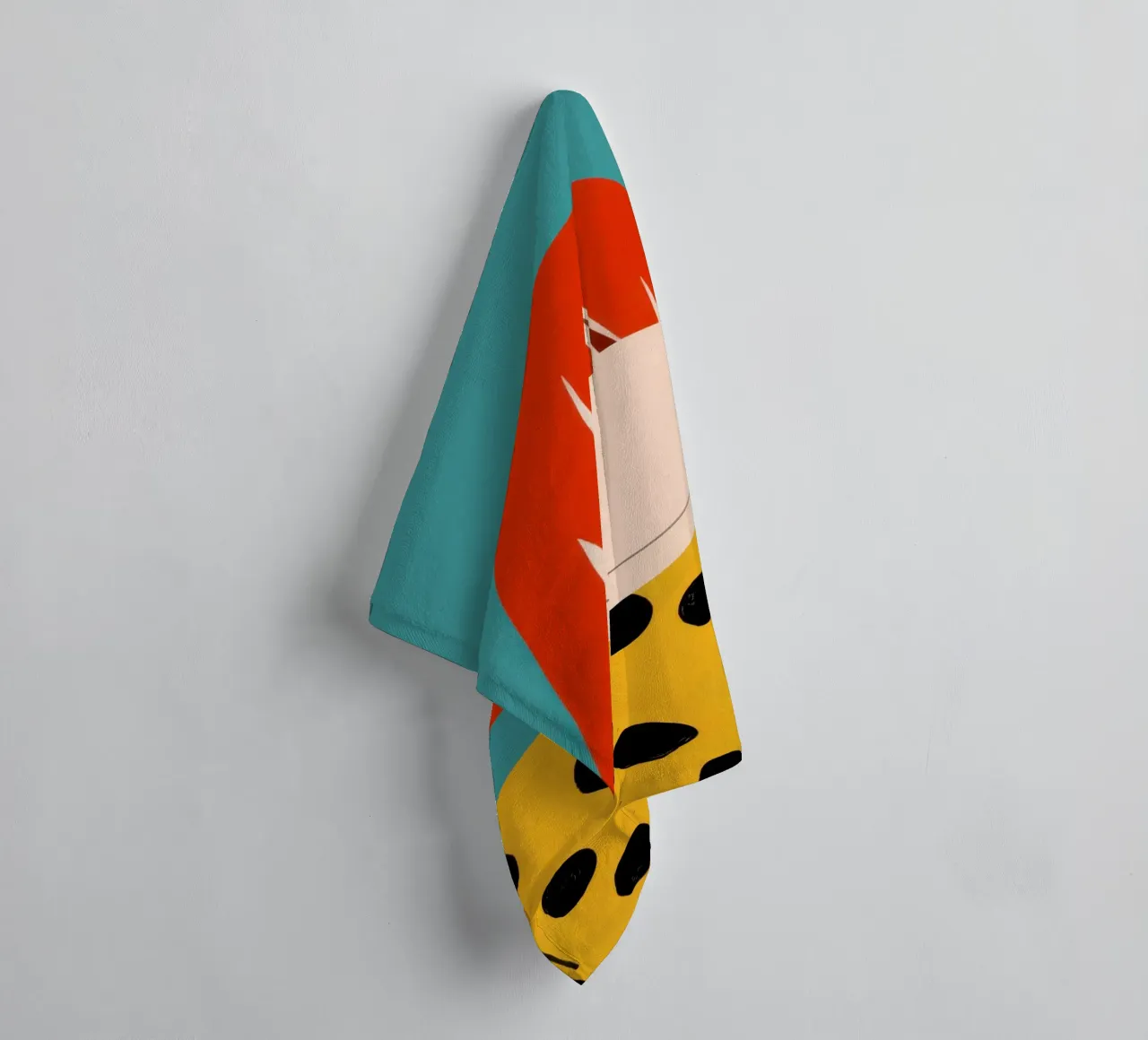 Redhead in Polka Dots towel by Luna Aura