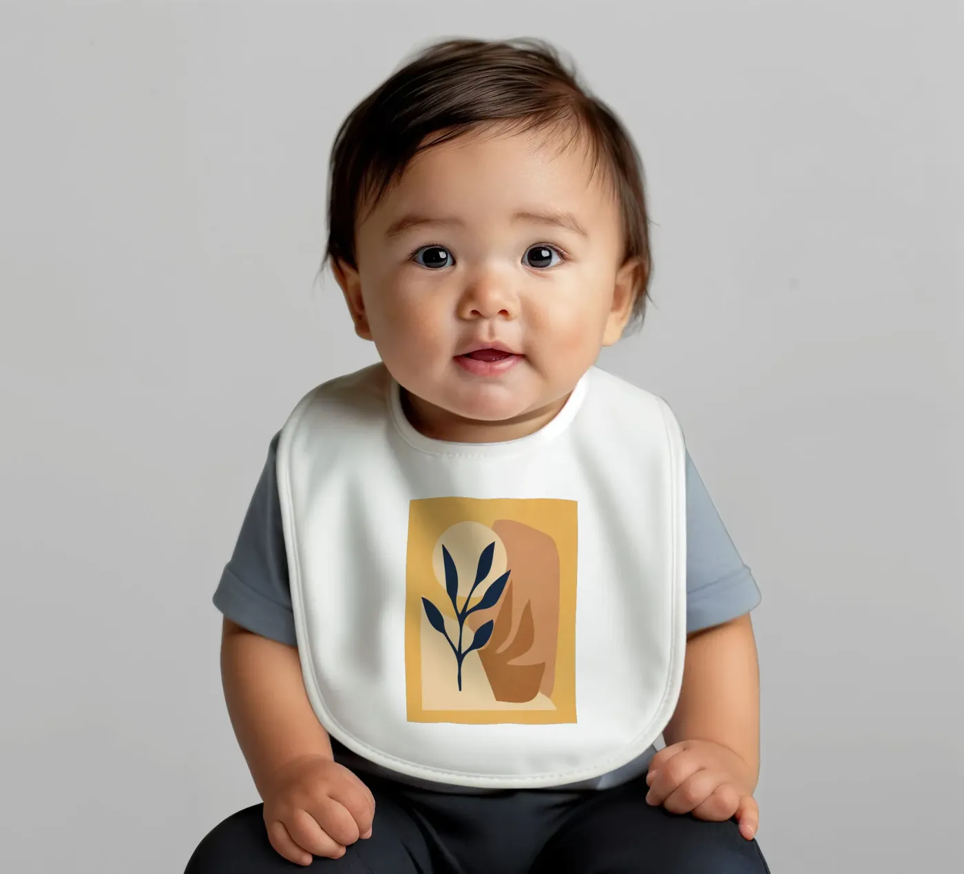 Soft Shapes and Sun bavaglino da LeaDArt