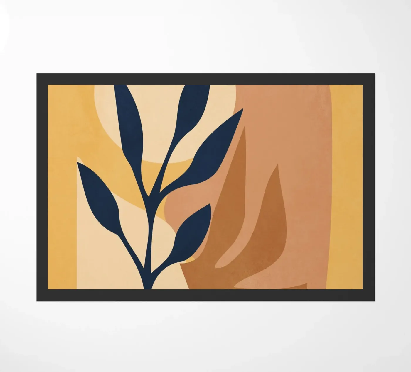 Soft Shapes and Sun deurmat van LeaDArt