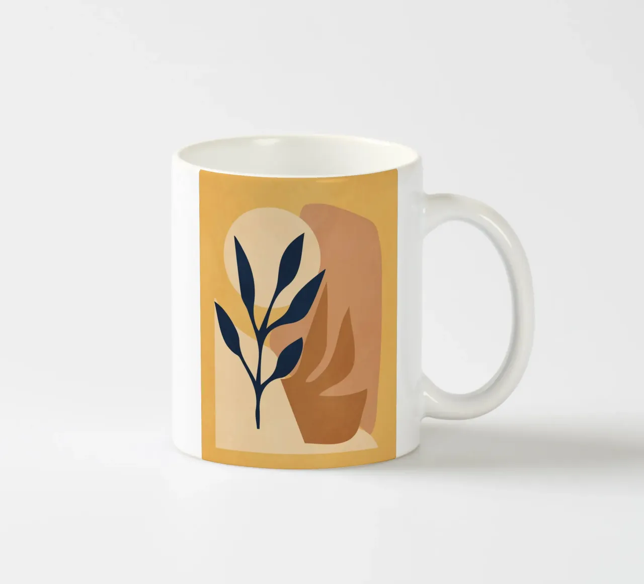 Forme morbide e sole tazza in ceramica da LeaDArt