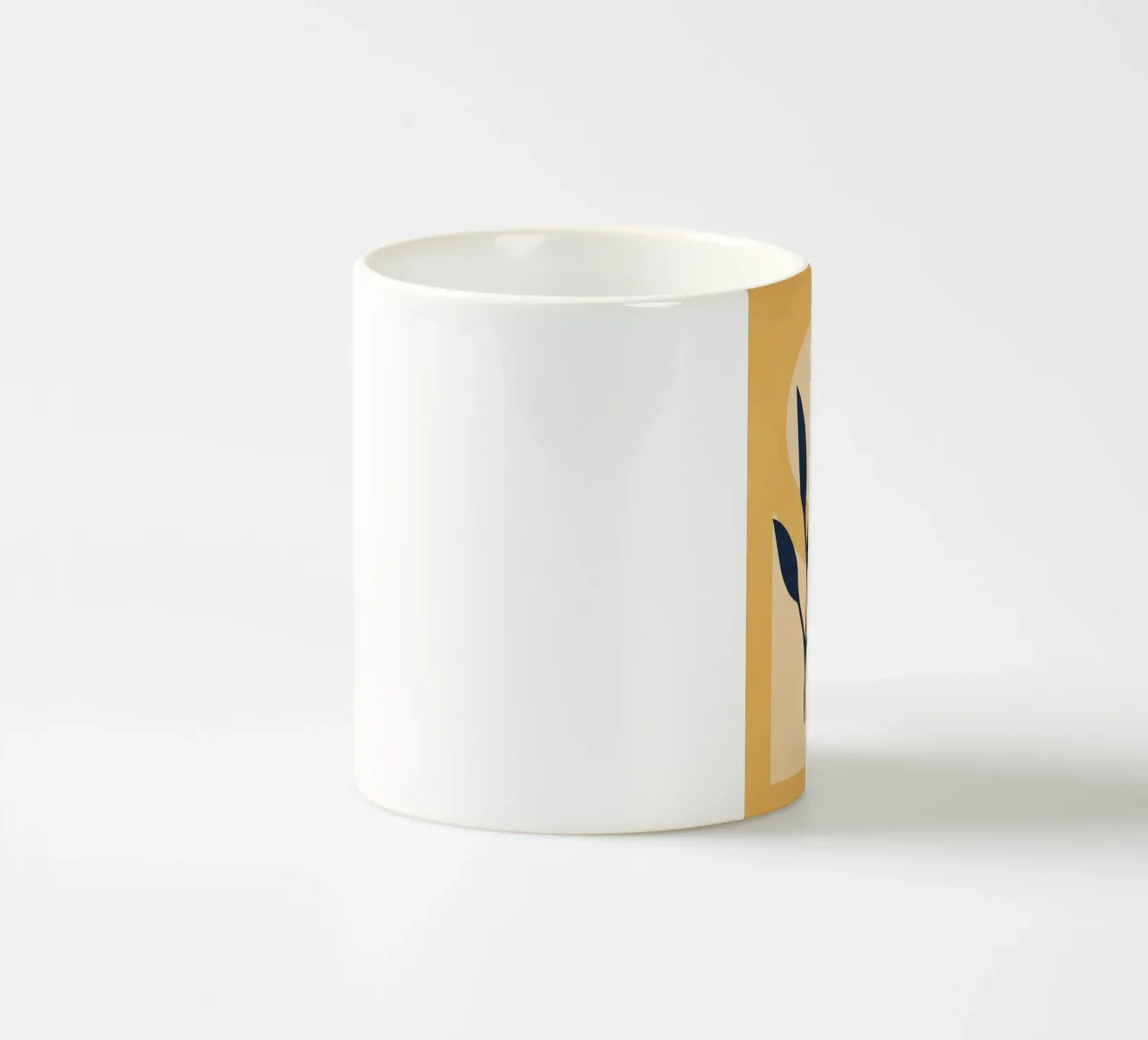 Forme morbide e sole tazza in ceramica da LeaDArt