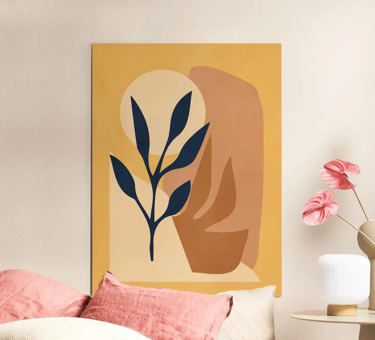 Forme morbide e sole poster da LeaDArt