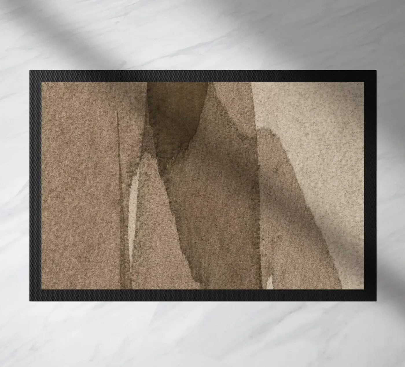 transparent brown Fußmatte von IRIS LEHNHARDT FINE ART