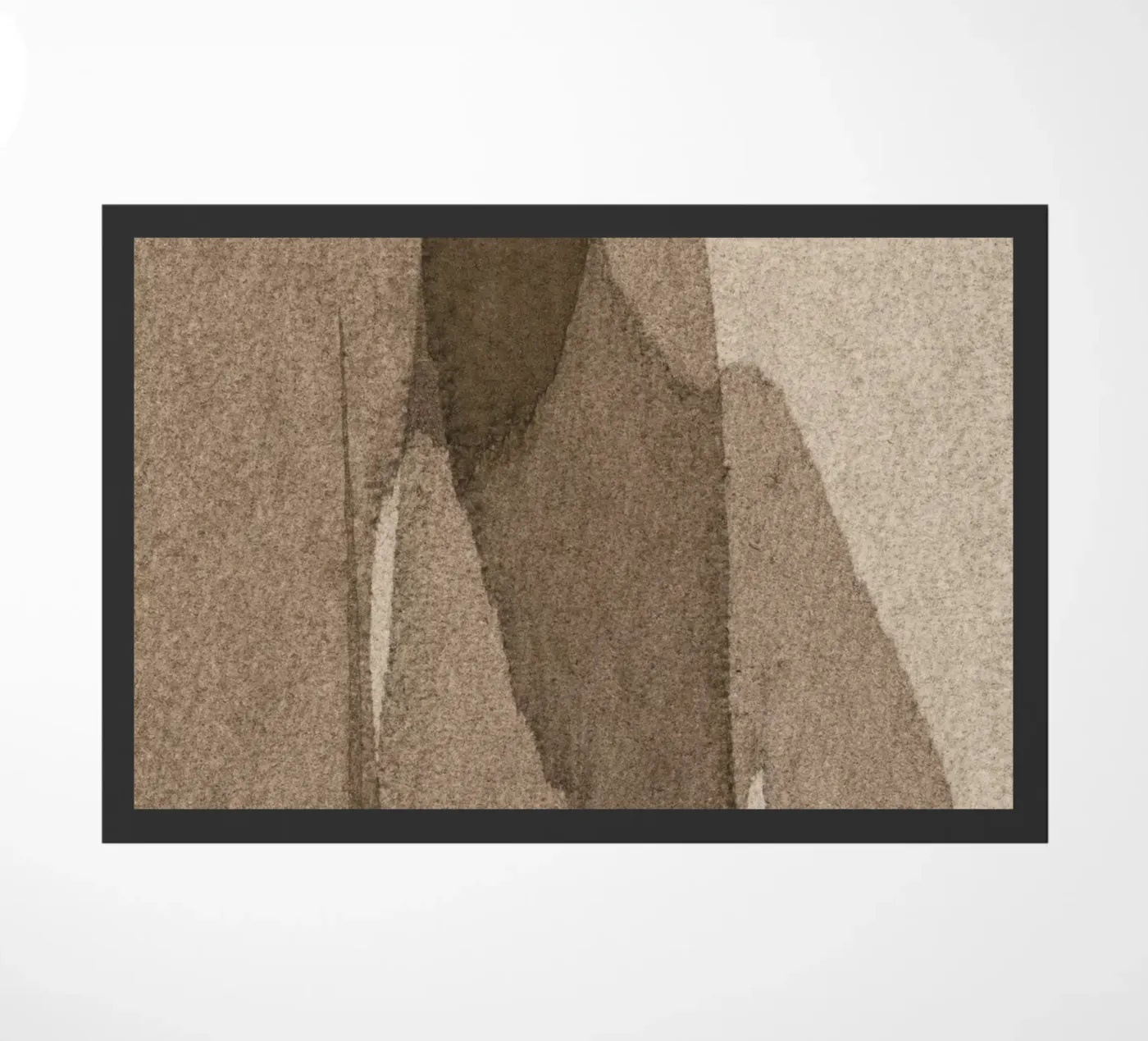 transparent brown Fußmatte von IRIS LEHNHARDT FINE ART