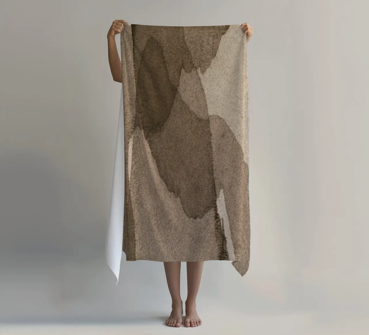 transparent brown telo mare da IRIS LEHNHARDT FINE ART