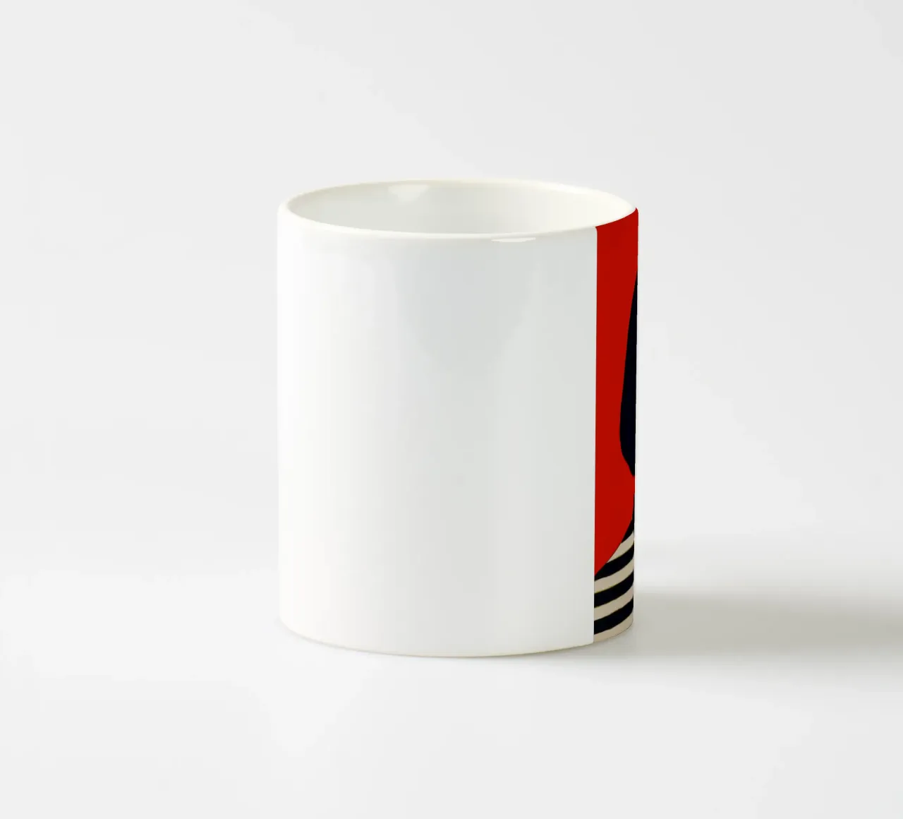 Ritratto dello sguardo redatto tazza in ceramica da Luna Aura