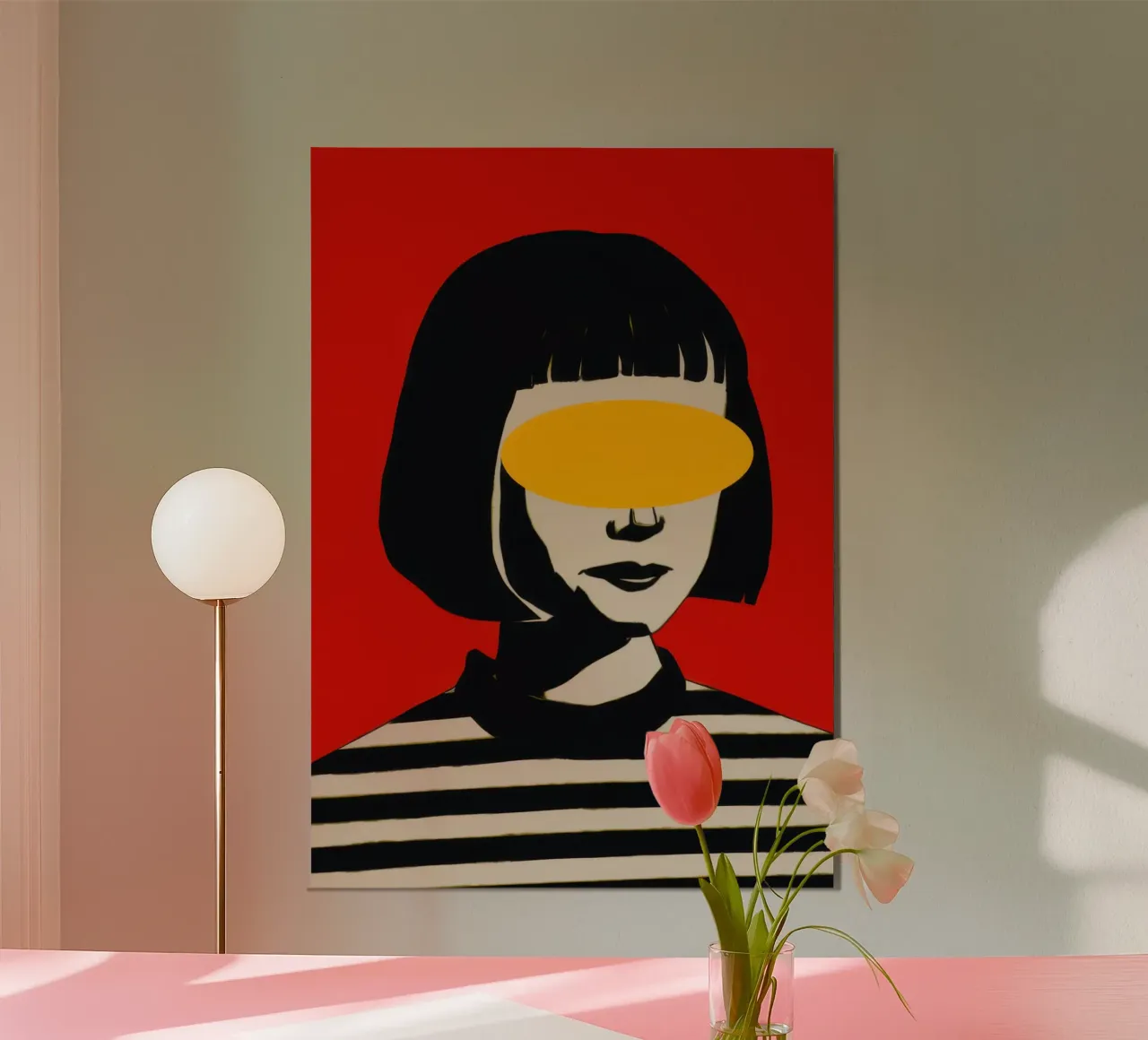 Ritratto dello sguardo redatto poster da Luna Aura