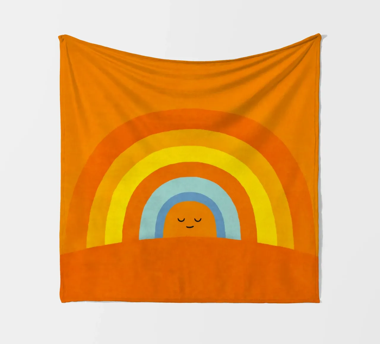 Happy Smile Retro Rainbow Vibes coperta in pile da Andrea Haase Modern Home