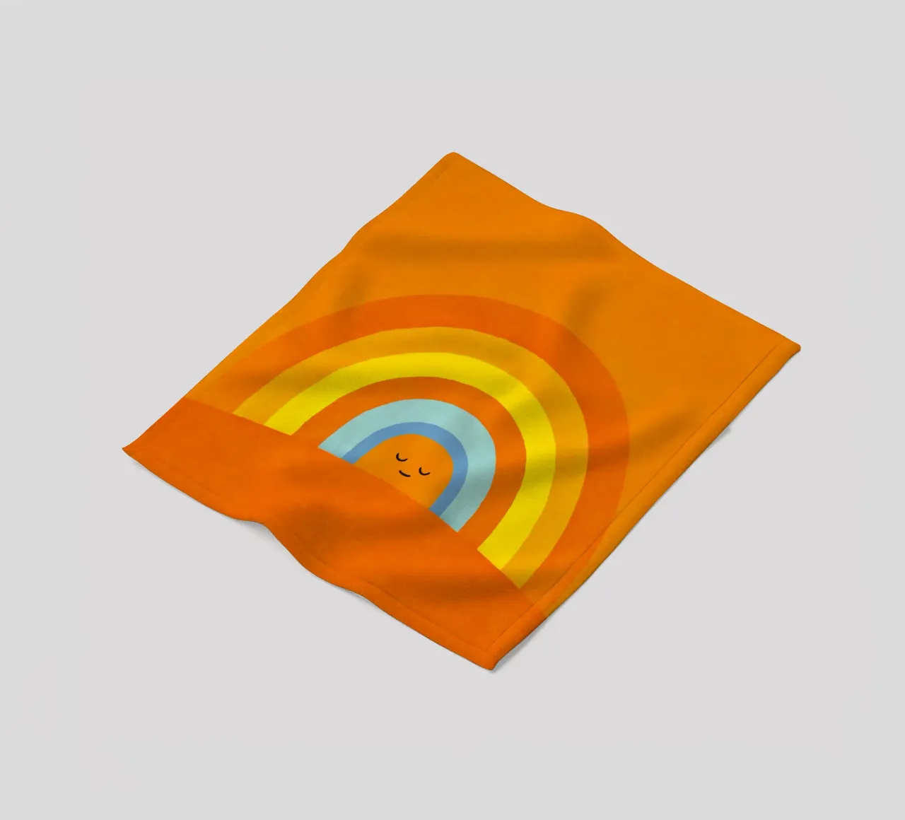 Happy Smile Retro Rainbow Vibes coperta in pile da Andrea Haase Modern Home