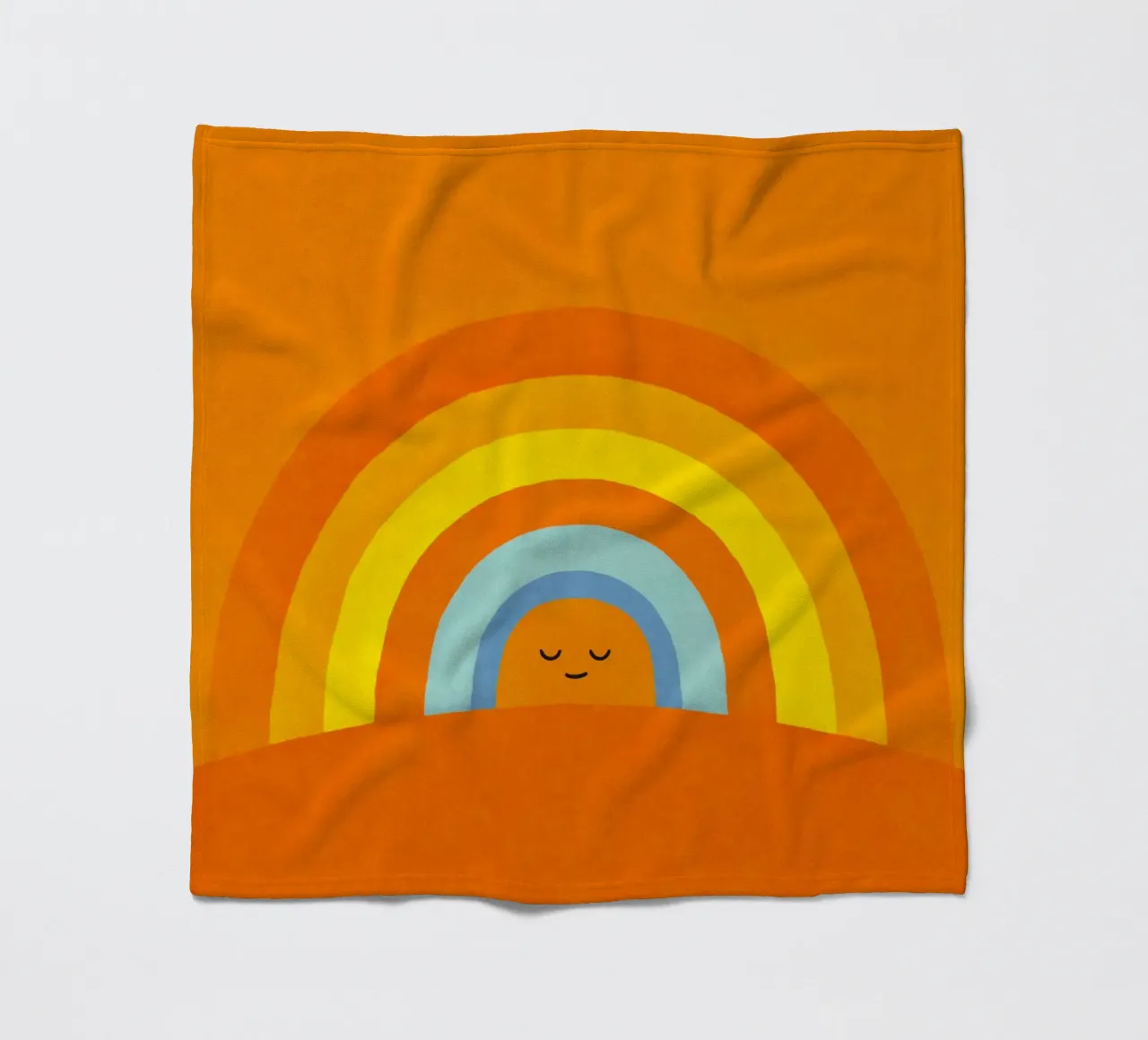 Happy Smile Retro Rainbow Vibes coperta in pile da Andrea Haase Modern Home