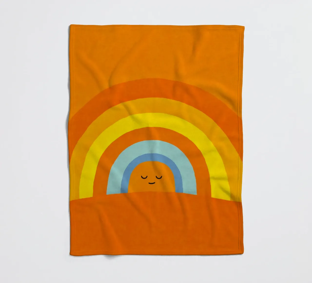 Happy Smile Retro Rainbow Vibes coperta in pile da Andrea Haase Modern Home