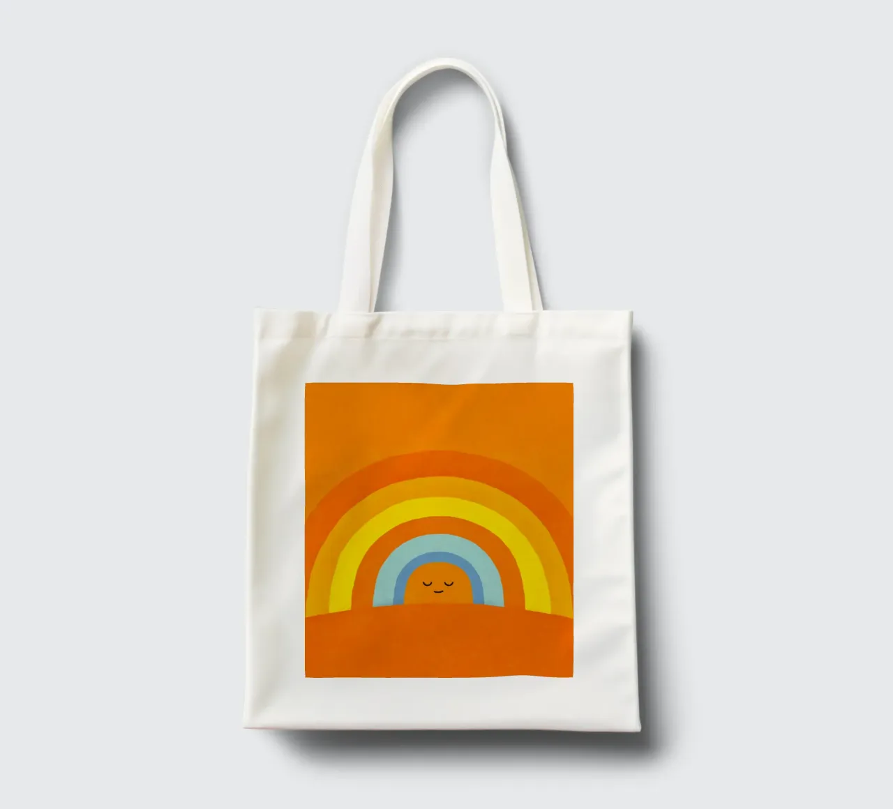 Happy Smile Retro Rainbow Vibes borsa in juta da Andrea Haase Modern Home