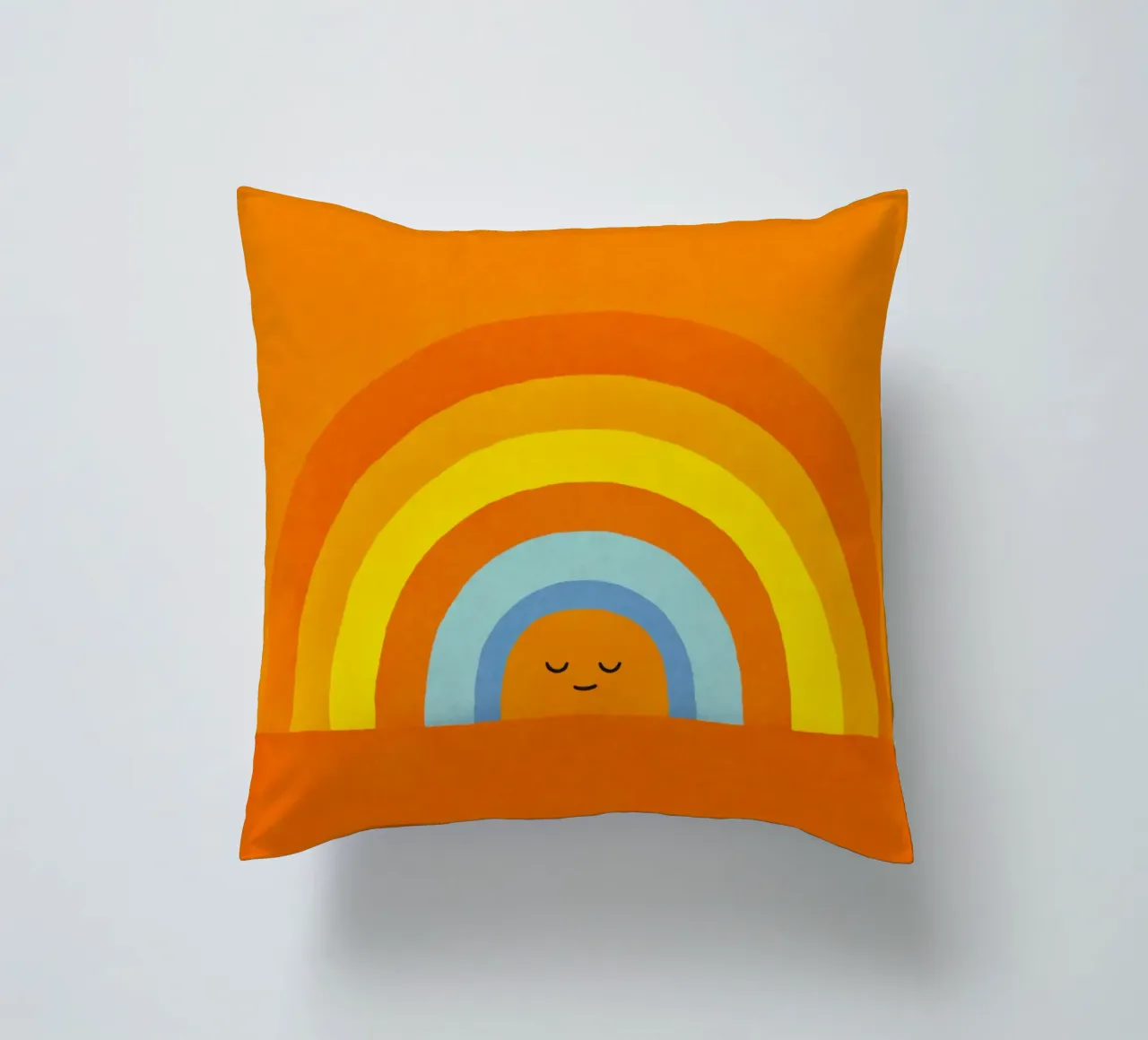 Happy Smile Retro Rainbow Vibes cuscino da Andrea Haase Modern Home