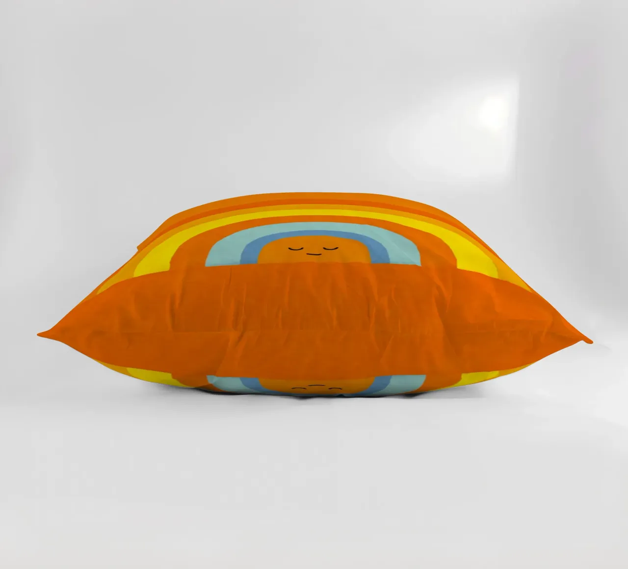 Happy Smile Retro Rainbow Vibes cuscino da Andrea Haase Modern Home