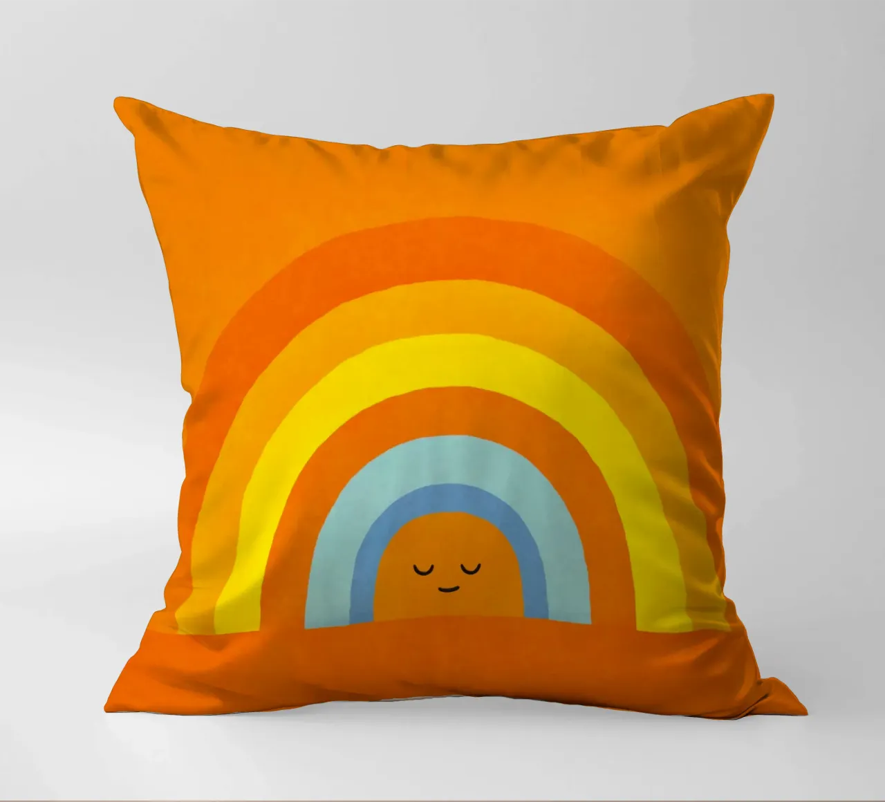 Happy Smile Retro Rainbow Vibes cuscino da Andrea Haase Modern Home